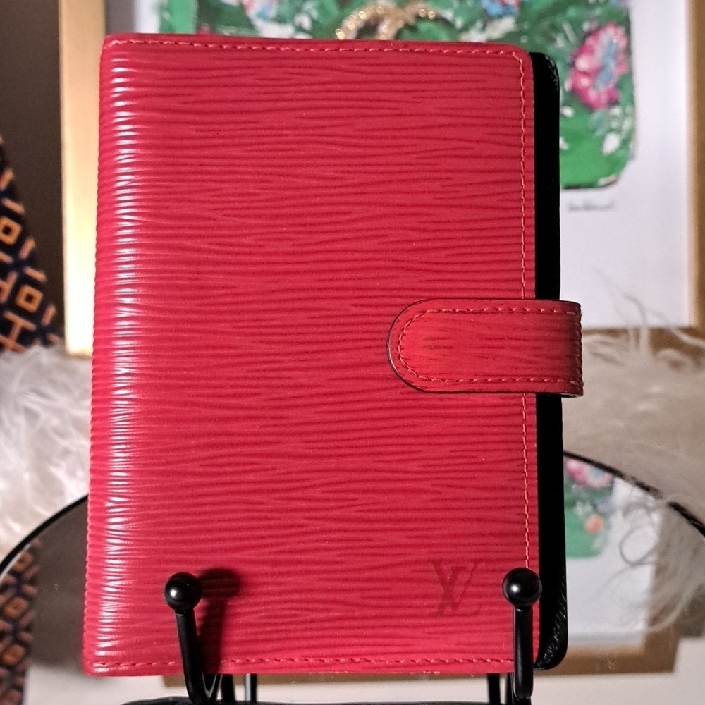 Louis Vuitton EPI Small Agenda EUC